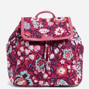 NWT Vera Bradley Fashion Backpack in Bloom Berry